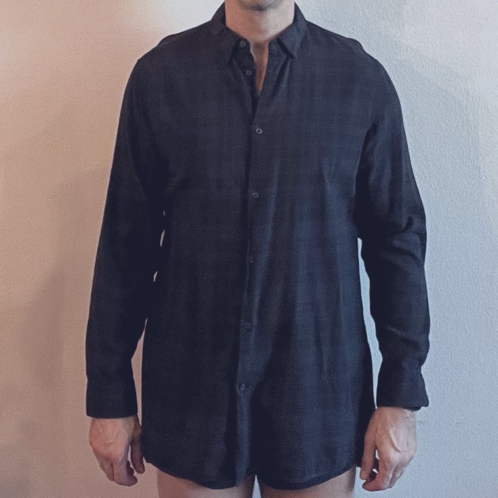 All Saints Flannel Shirt Mens size XL